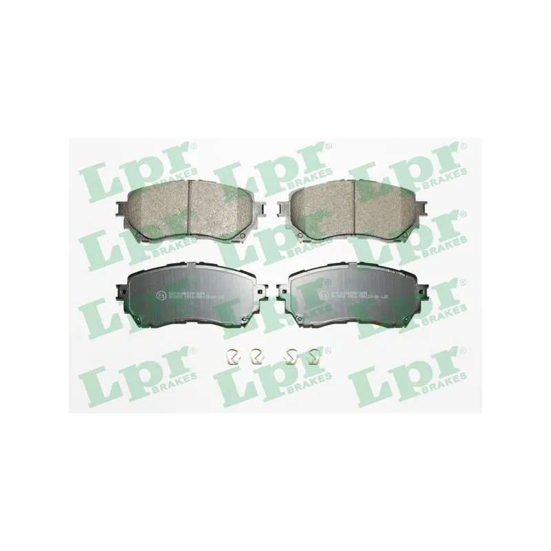 Jeu de 4 plaquettes de frein avant LPR 05P1916