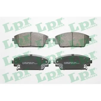 Jeu de 4 plaquettes de frein avant LPR 05P1917