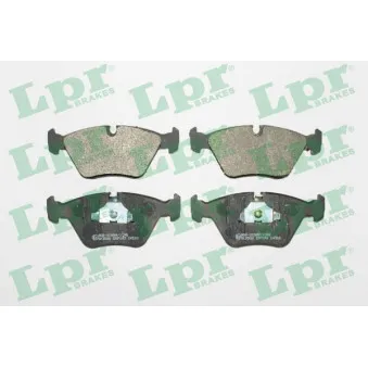 Jeu de 4 plaquettes de frein avant LPR 05P193