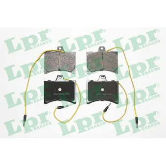 Jeu de 4 plaquettes de frein avant LPR 05P195
