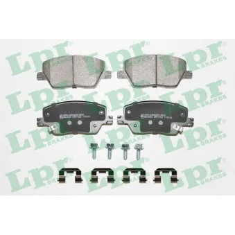 Jeu de 4 plaquettes de frein avant LPR 05P1952K