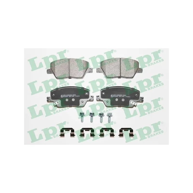 Jeu de 4 plaquettes de frein avant LPR 05P1952K