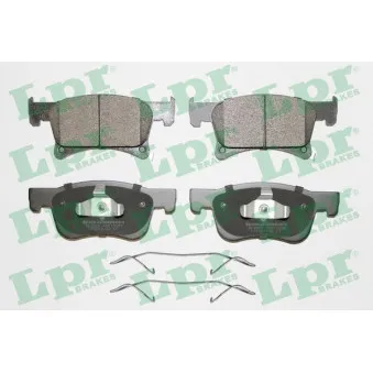 Jeu de 4 plaquettes de frein avant LPR 05P1958K