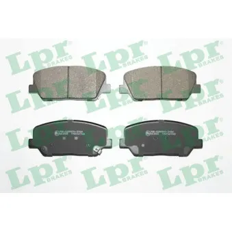 Jeu de 4 plaquettes de frein avant LPR 05P1960