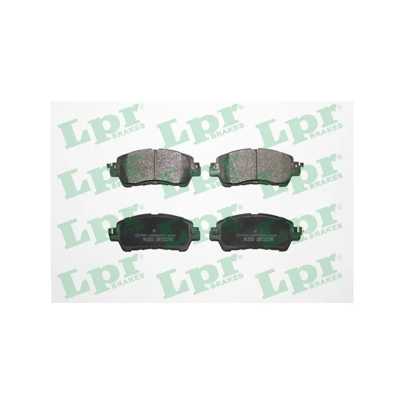 Jeu de 4 plaquettes de frein avant LPR 05P1990