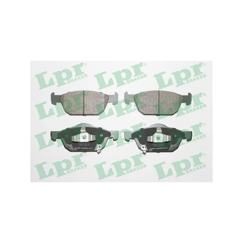Jeu de 4 plaquettes de frein avant LPR 05P1991