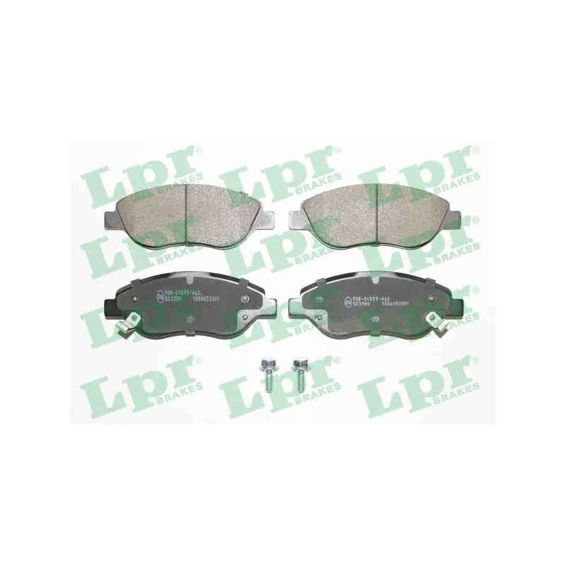 Jeu de 4 plaquettes de frein avant LPR 05P2001