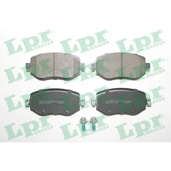 Jeu de 4 plaquettes de frein avant LPR 05P2005