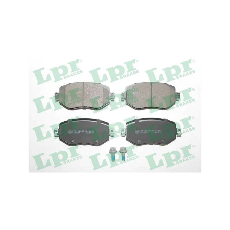 Jeu de 4 plaquettes de frein avant LPR 05P2005