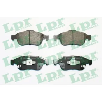 Jeu de 4 plaquettes de frein avant LPR 05P2019