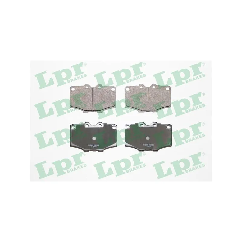 Jeu de 4 plaquettes de frein avant LPR 05P202