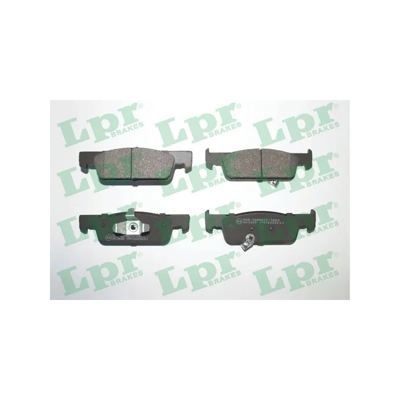 Jeu de 4 plaquettes de frein avant LPR 05P2023