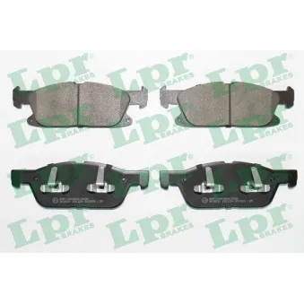 Jeu de 4 plaquettes de frein avant LPR 05P2026