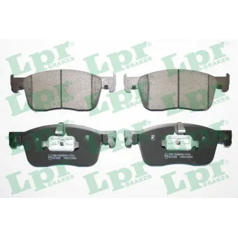 Jeu de 4 plaquettes de frein avant LPR 05P2030