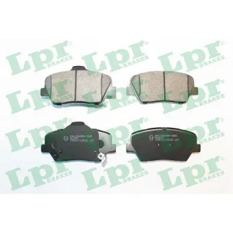 Jeu de 4 plaquettes de frein avant LPR 05P2032
