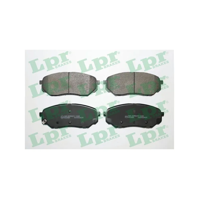 Jeu de 4 plaquettes de frein avant LPR 05P2035