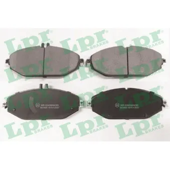 Jeu de 4 plaquettes de frein avant LPR 05P2037