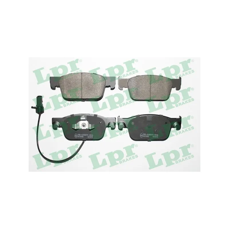 Jeu de 4 plaquettes de frein avant LPR 05P2038