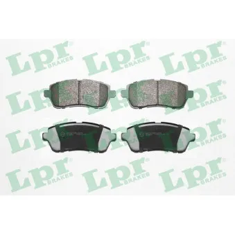Jeu de 4 plaquettes de frein avant LPR 05P2045