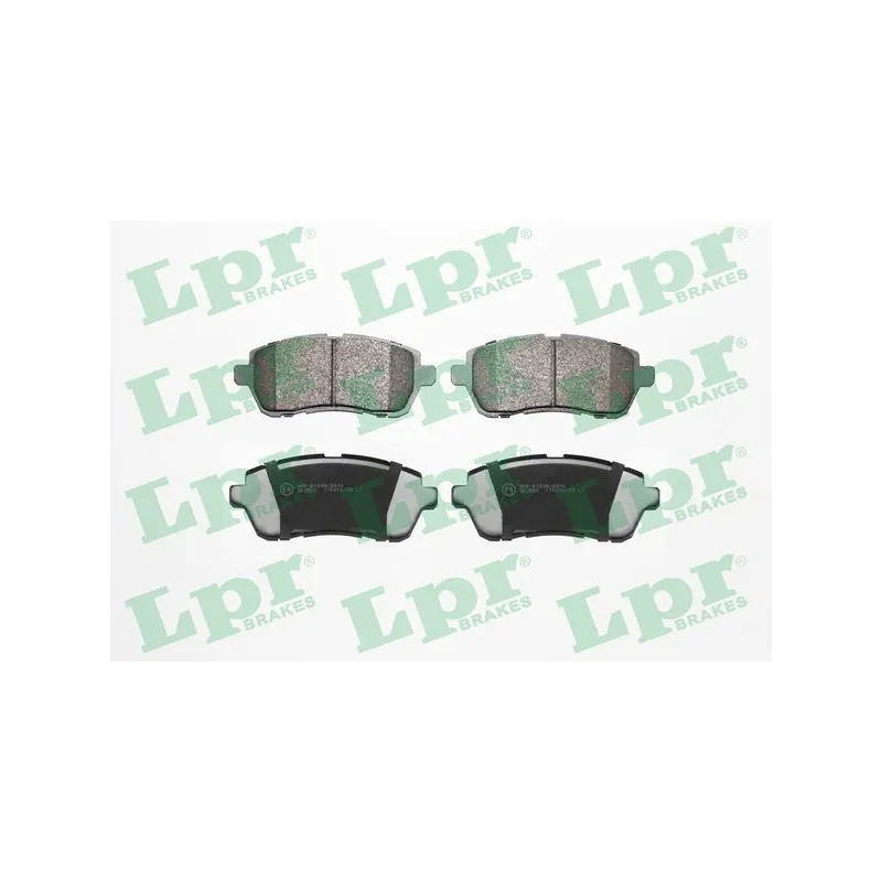 Jeu de 4 plaquettes de frein avant LPR 05P2045