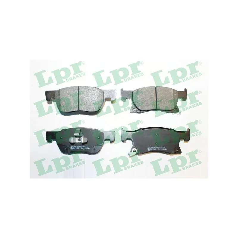 Jeu de 4 plaquettes de frein avant LPR 05P2048