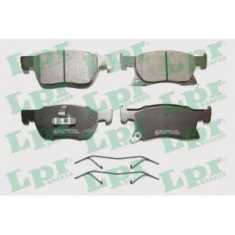 Jeu de 4 plaquettes de frein avant LPR 05P2048K