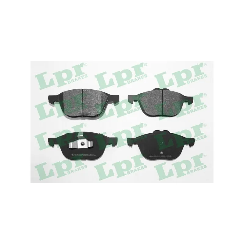 Jeu de 4 plaquettes de frein avant LPR 05P2054