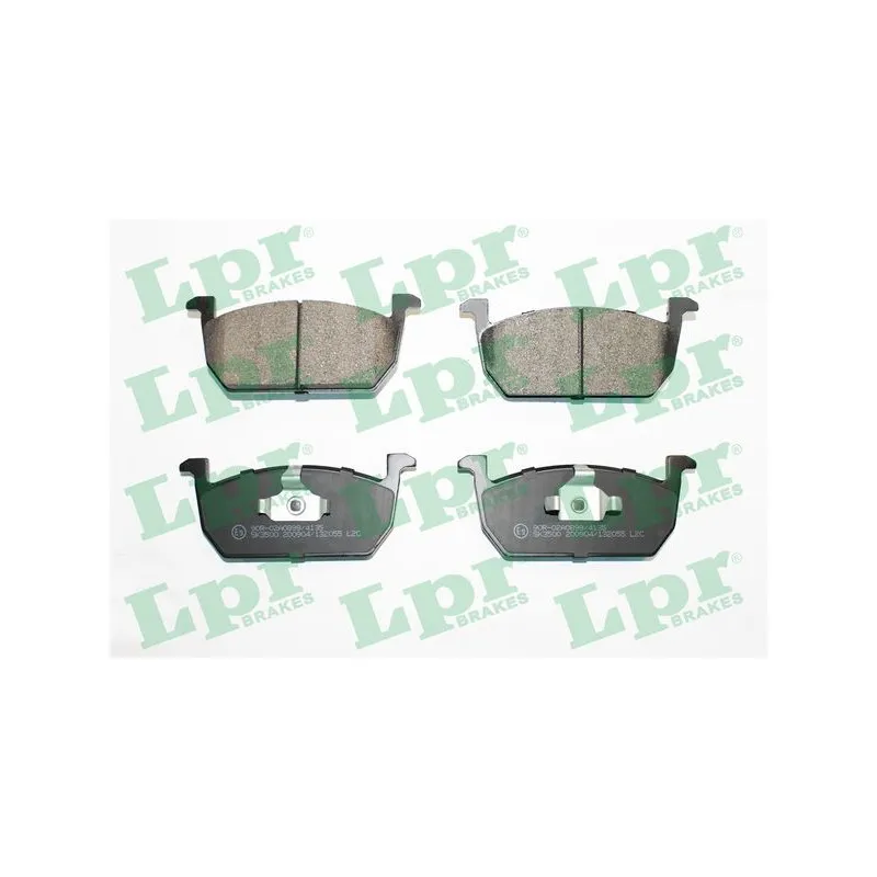 Jeu de 4 plaquettes de frein avant LPR 05P2055