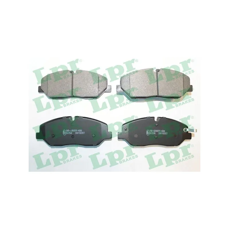 Jeu de 4 plaquettes de frein avant LPR 05P2057