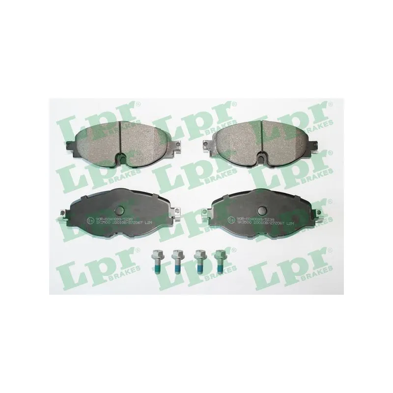 Jeu de 4 plaquettes de frein avant LPR 05P2067