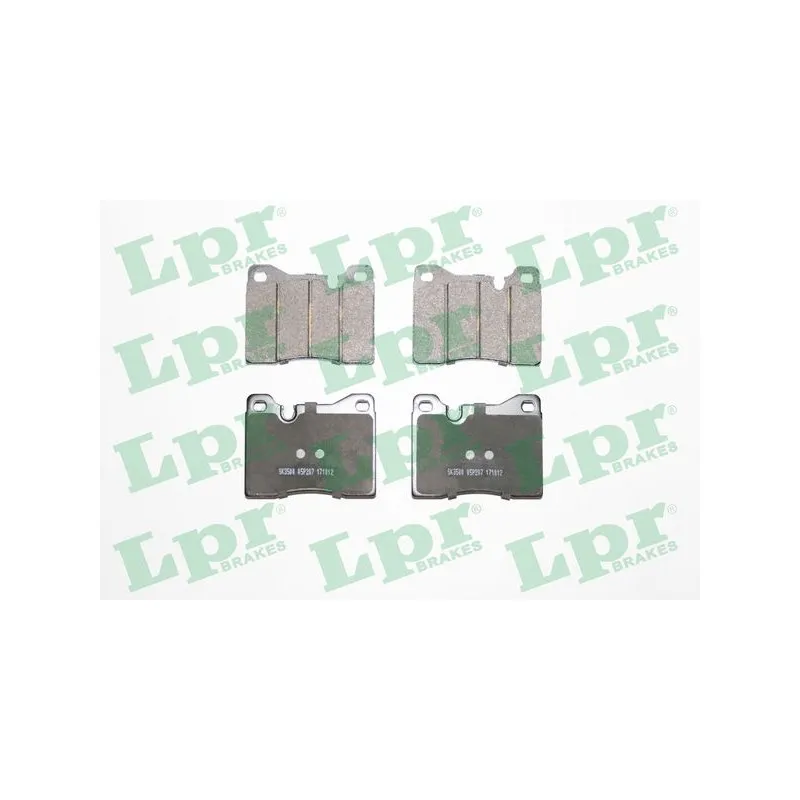 Jeu de 4 plaquettes de frein avant LPR 05P207