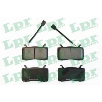 Jeu de 4 plaquettes de frein avant LPR 05P2070