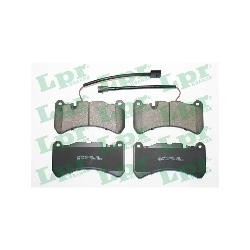 Jeu de 4 plaquettes de frein avant LPR 05P2072