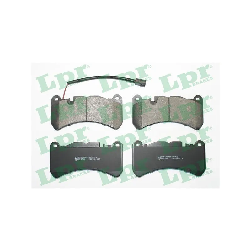Jeu de 4 plaquettes de frein avant LPR 05P2073