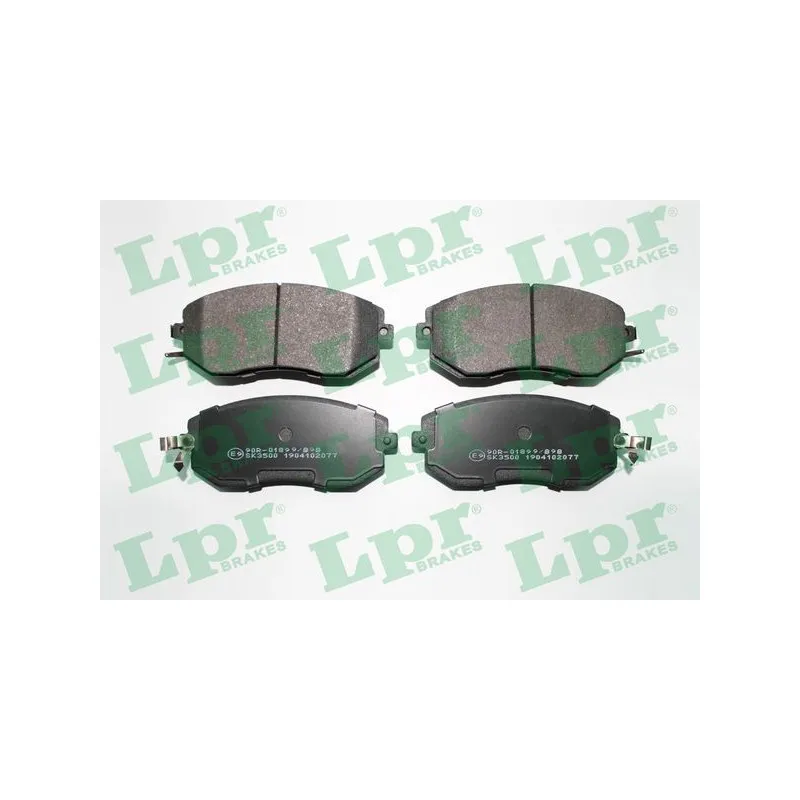 Jeu de 4 plaquettes de frein avant LPR 05P2077