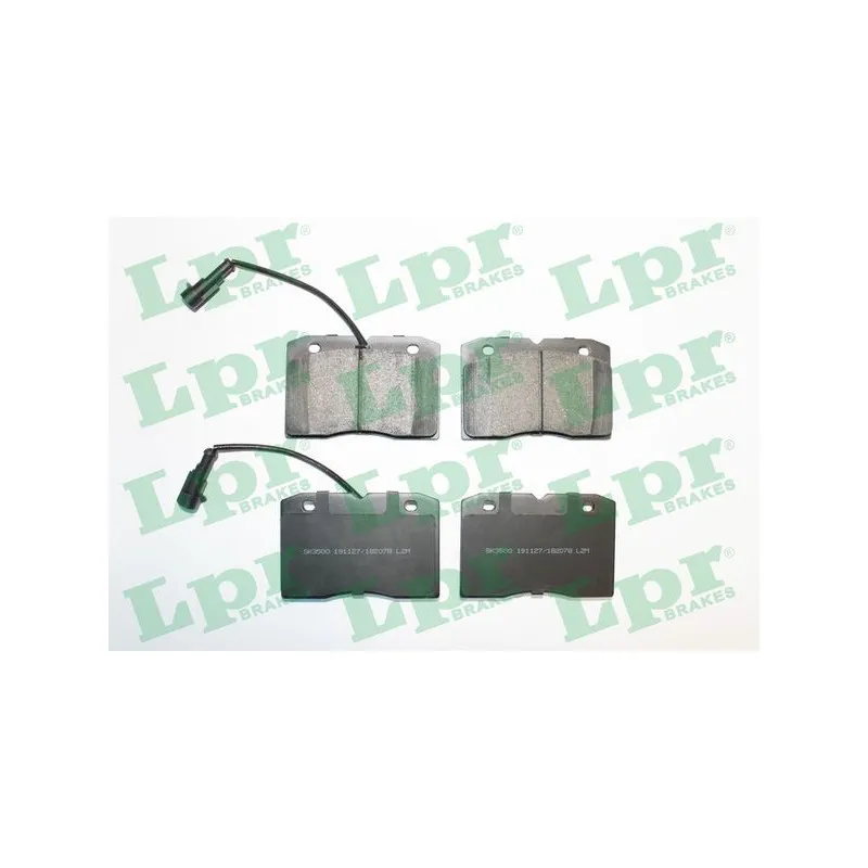 Jeu de 4 plaquettes de frein avant LPR 05P2078