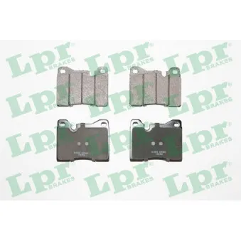 Jeu de 4 plaquettes de frein avant LPR 05P208