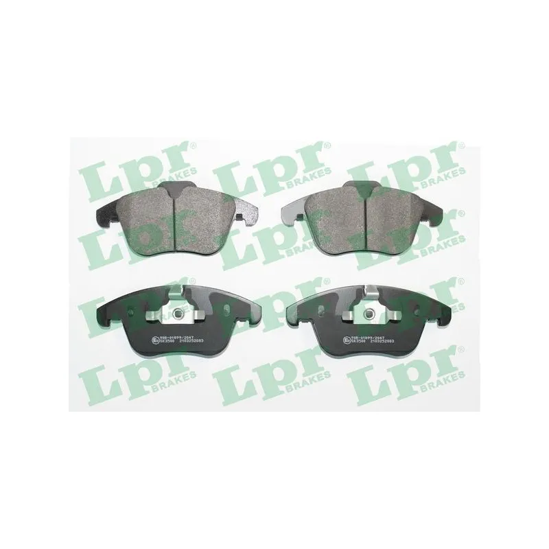 Jeu de 4 plaquettes de frein avant LPR 05P2083