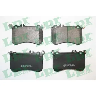 Jeu de 4 plaquettes de frein avant LPR 05P2090