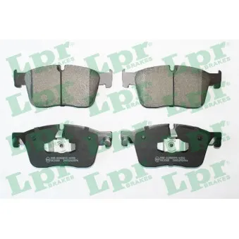 Jeu de 4 plaquettes de frein avant LPR 05P2096