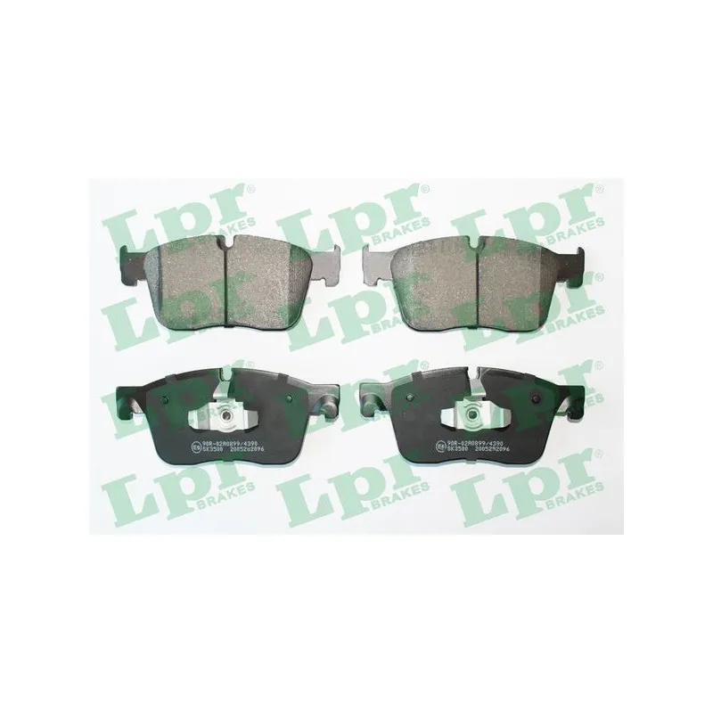 Jeu de 4 plaquettes de frein avant LPR 05P2096