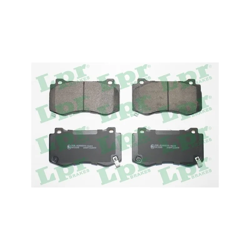 Jeu de 4 plaquettes de frein avant LPR 05P2099
