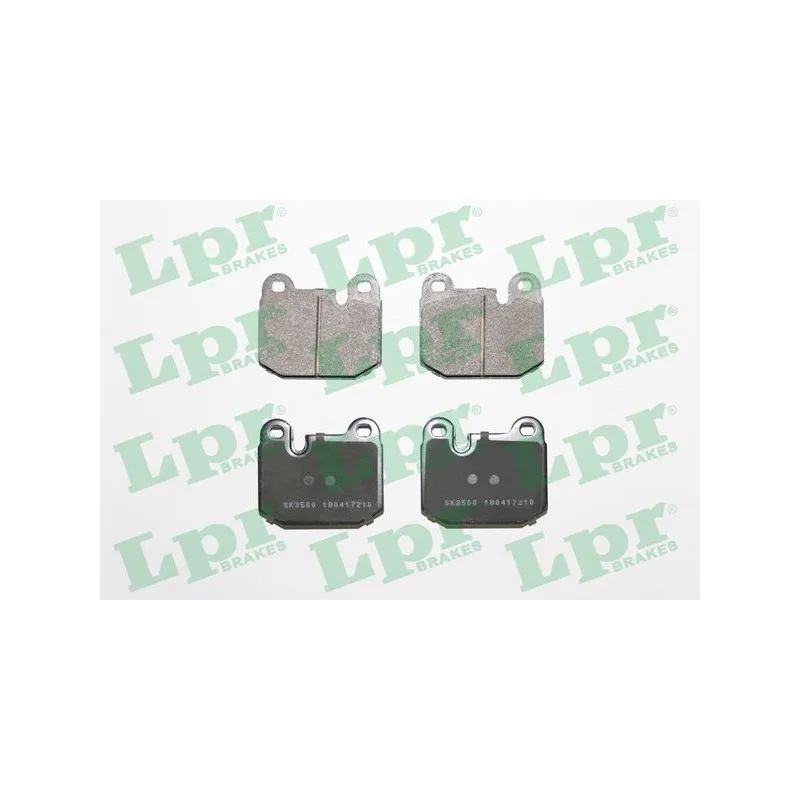 Jeu de 4 plaquettes de frein avant LPR 05P210