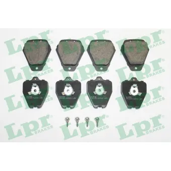 Jeu de 4 plaquettes de frein avant LPR 05P2101