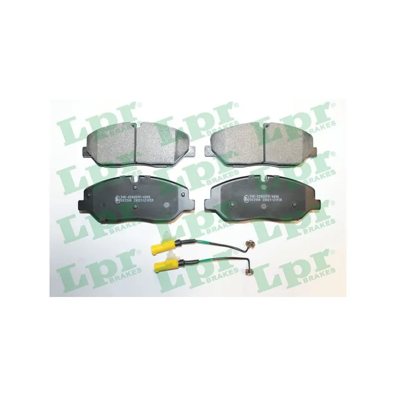 Jeu de 4 plaquettes de frein avant LPR 05P2105A