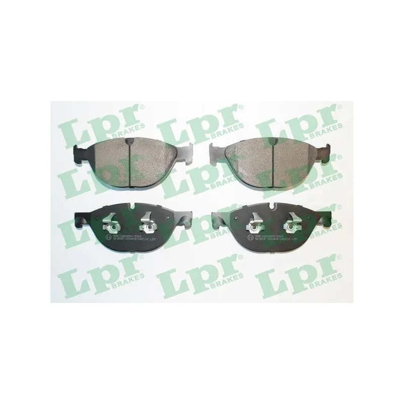 Jeu de 4 plaquettes de frein avant LPR 05P2112