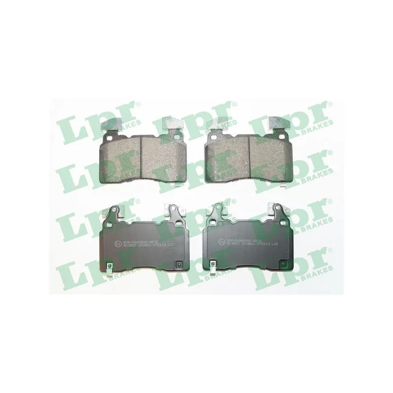 Jeu de 4 plaquettes de frein avant LPR 05P2113