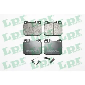 Jeu de 4 plaquettes de frein avant LPR 05P211A