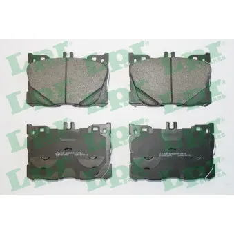 Jeu de 4 plaquettes de frein avant LPR 05P2122