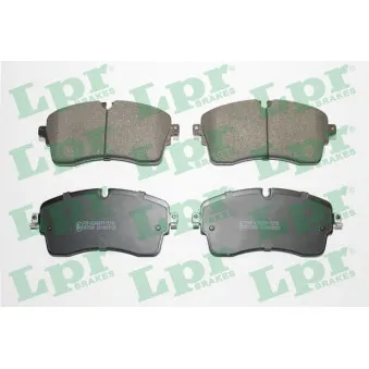 Jeu de 4 plaquettes de frein avant LPR 05P2128